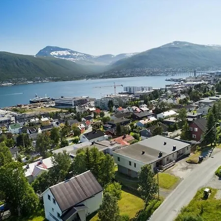-abla- Panorama View In The Center Of The Island Tromso
